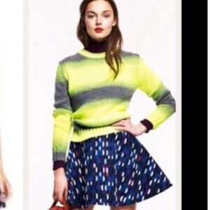 Kate Spade Saturday A-line Canvas Mini Skater Skirt